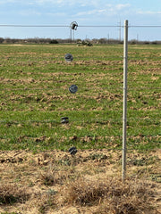 1" Used Fiberglass Sucker Rod Fence Post, Custom Cut