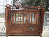 "King Cattle Master" Hydraulic Squeeze Chute w/ Side Exit