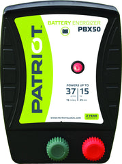 PBX50 Fence Energizer (12v) Powers up to 15 miles, 60 acres.