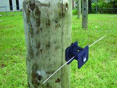 Economy Wood Post Square Insulator - black, 25 pack