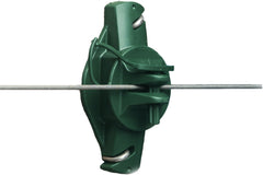 Woodpost Pinlock Insulator - Green, 25 pack